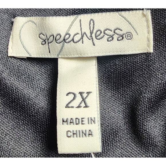 Speechless Lacey Long Sleeve Black Dress Size 2XL - Picture 4 of 7